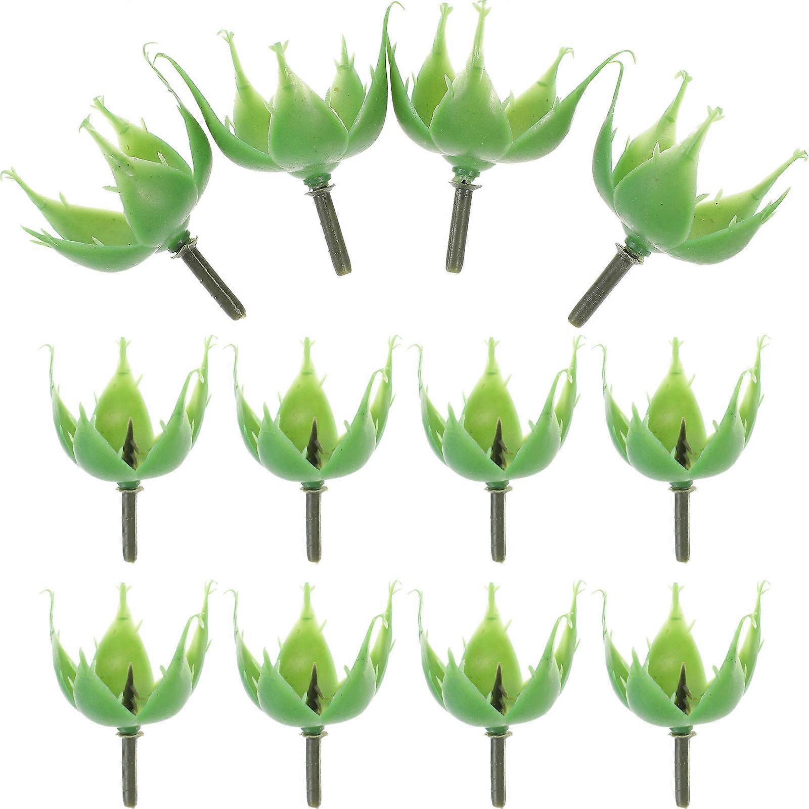 100pcs Realistic Artificial Rose Calyxes for DIY Floral Crafts, Durable Materials for Soap, Arrangements & Decorations