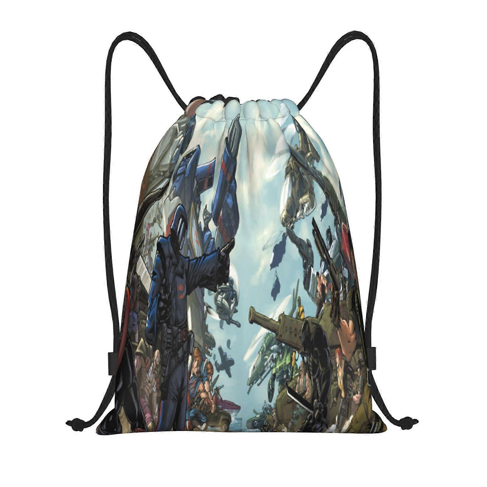 a82 G.I. Joe A Real American Hero Canvas double shoulder backpack perfect for those on the go daily f82