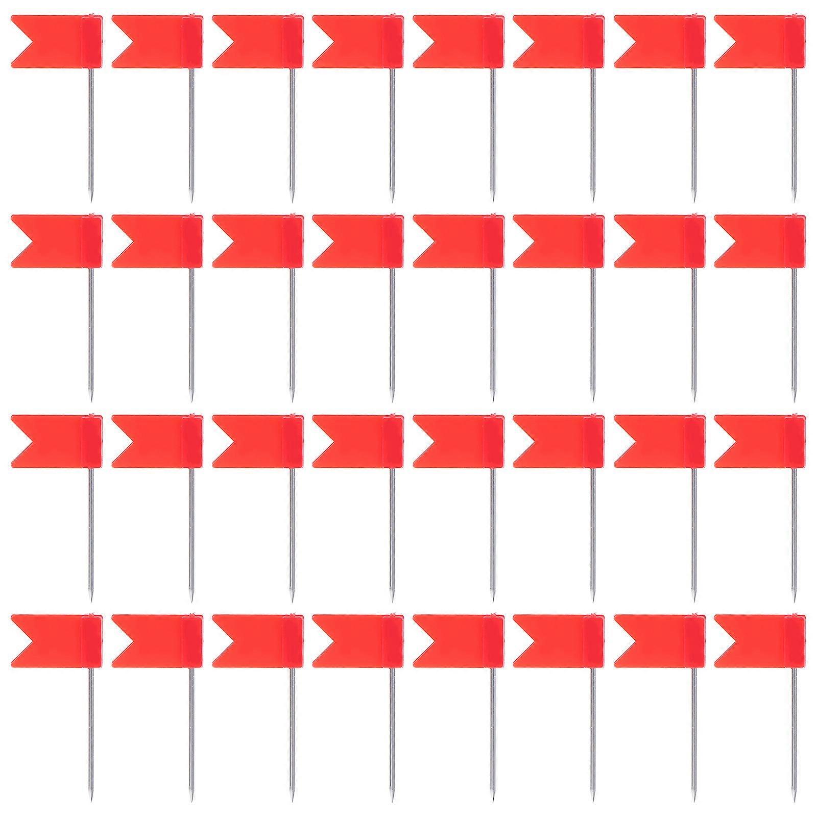 Versatile Flag Pins for Maps and Papers, Sturdy Construction for Secure Holding