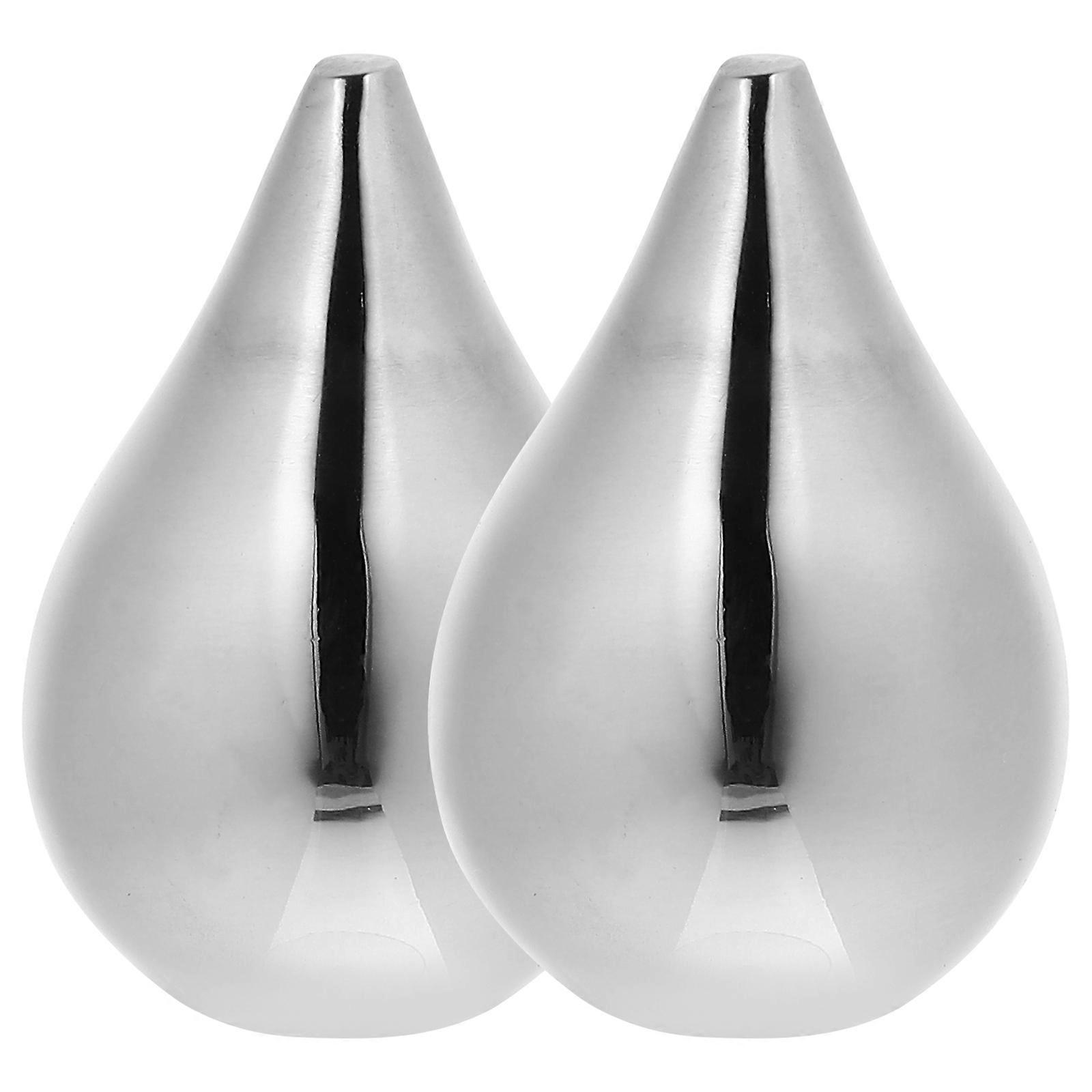 Here's a polished and professional product description for your **Stainless Steel Whiskey Stones**:
### 🥃 2pcs Stainless Steel Whiskey Stones –