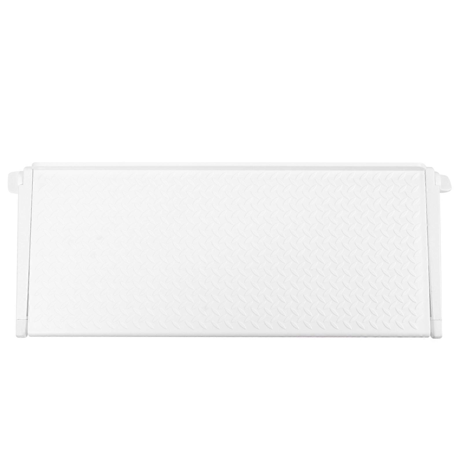 Screen Shelf Adjustable Angle Home Office Items 30X11.3X13CM White Router Storage 1Set