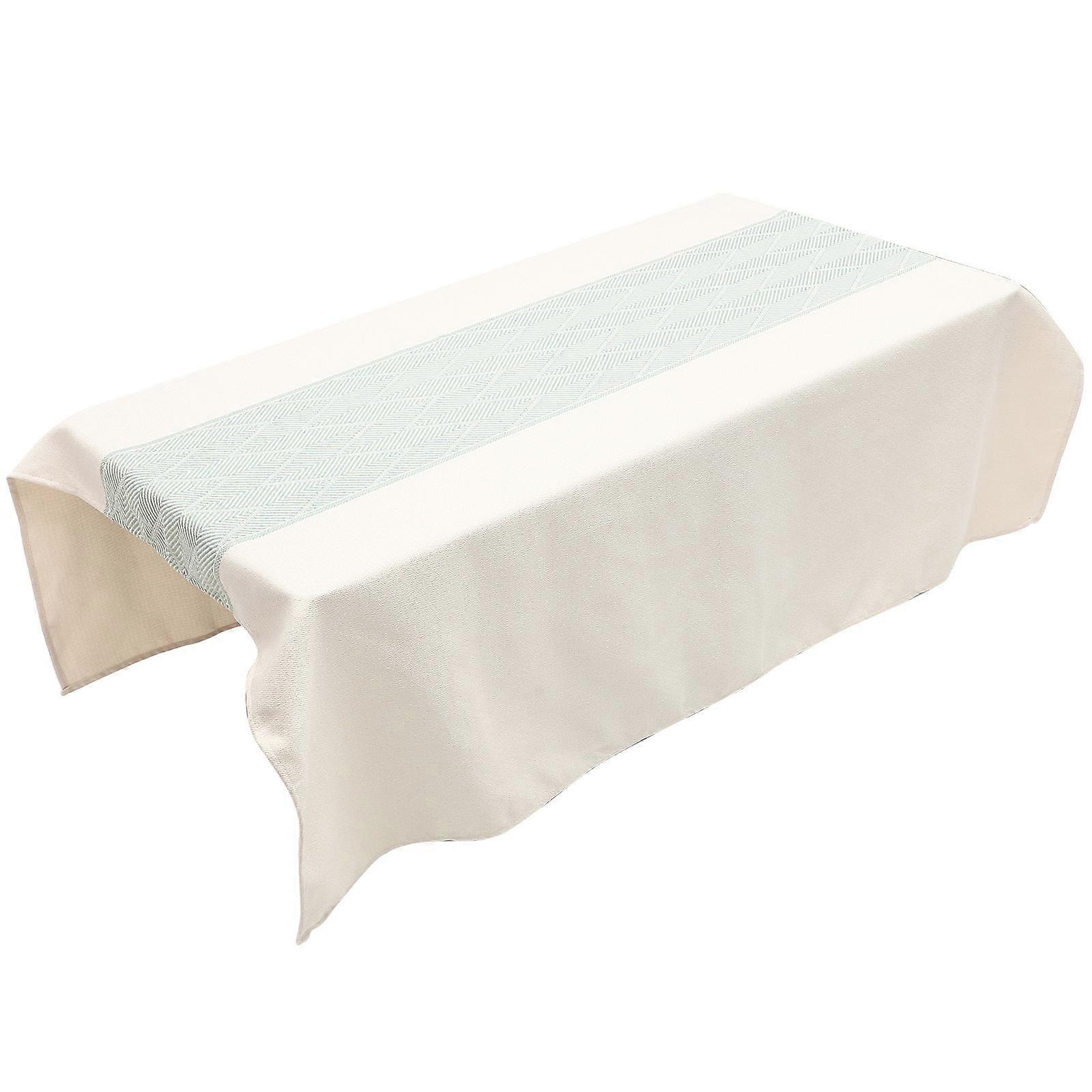 Table Decor Rectangular Tablecloth Nordic Style For Holidays Green 140x140x0.3cm Decorative 1Pcs
