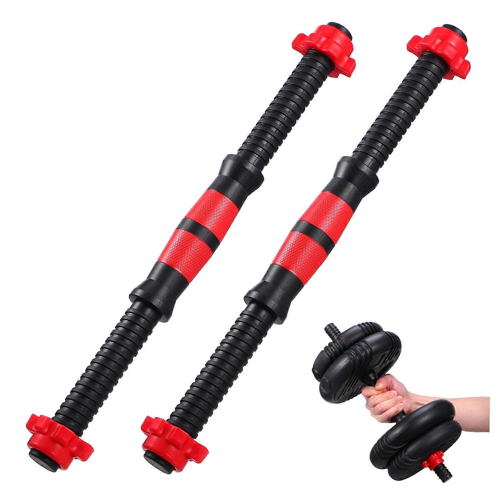dumbbell handle weights barbell weightlifting bar plates spinlock collar