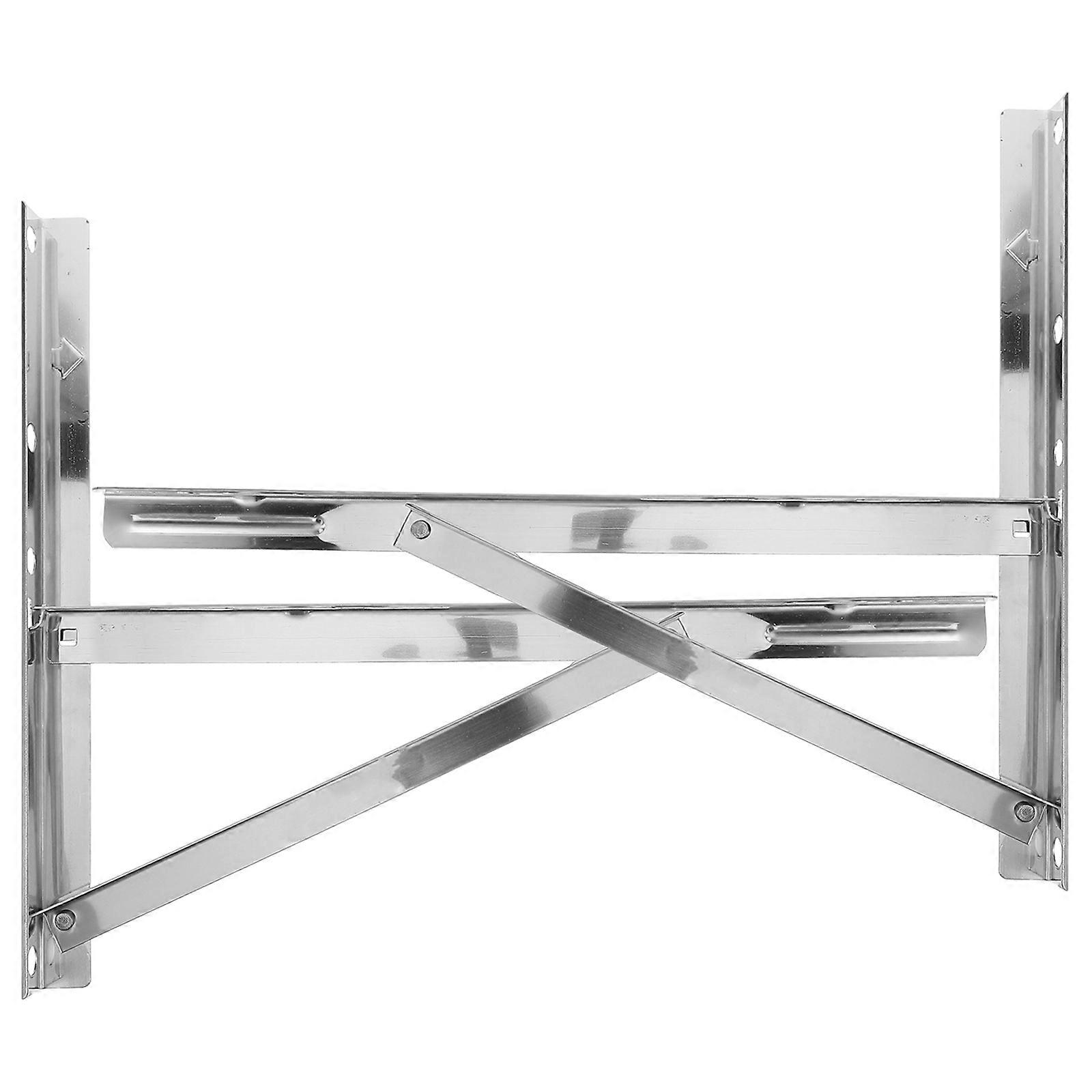 Stainless Steel Air Conditioner Wall Mount Bracket Outdoor Unit Support Frame Weather Resistant Home Use Minimalist Design Stable Installation
