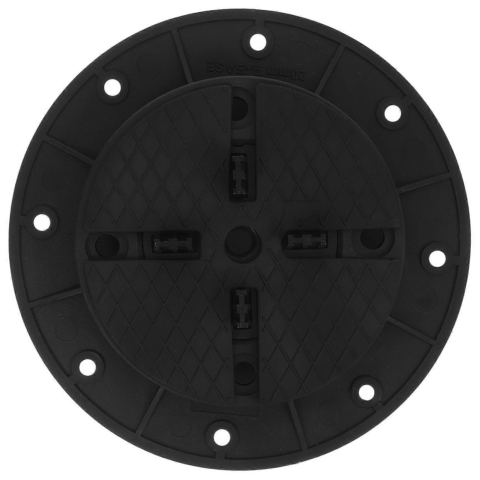 Deck Leveling Block Adjustable Deck Support Pedestal Outdoor Use Garden Projects Square Shape Plastic Material 1Set