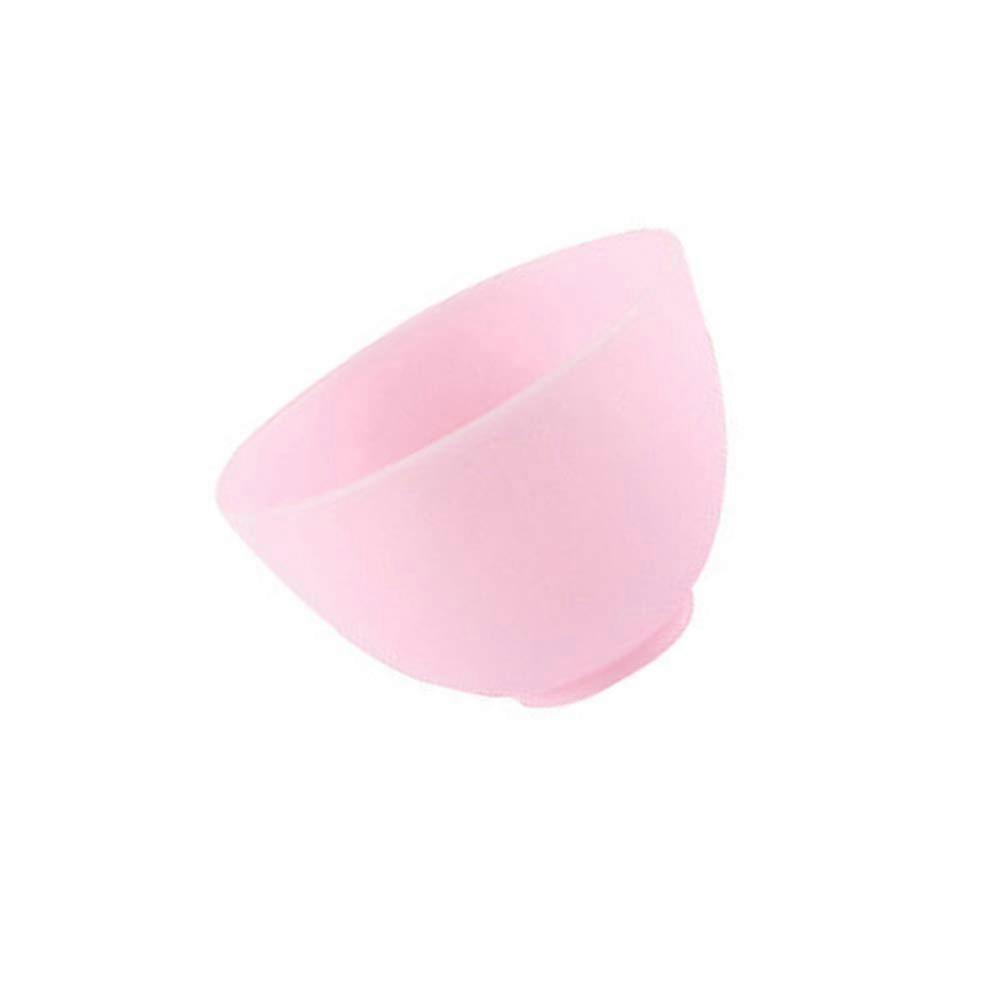 Arcmaszk tál ömlesztett rózsaszín csúszásmentes mikrohullámú sütőben használható szilikon keverőtál 10,5X7CM 1db