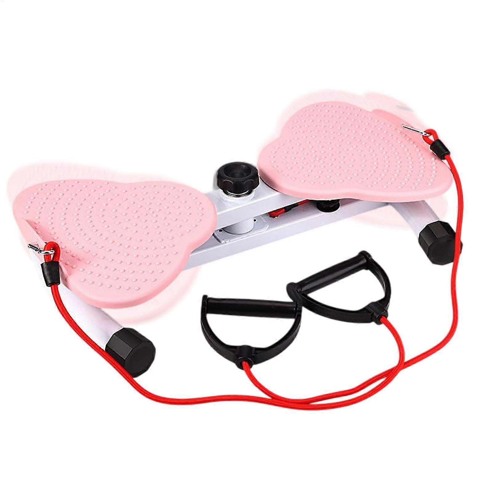 Waist Twisting Machine with Silent Function, Home Fitness Twist Board for Waist Sculpting, Rosa for Men and Women