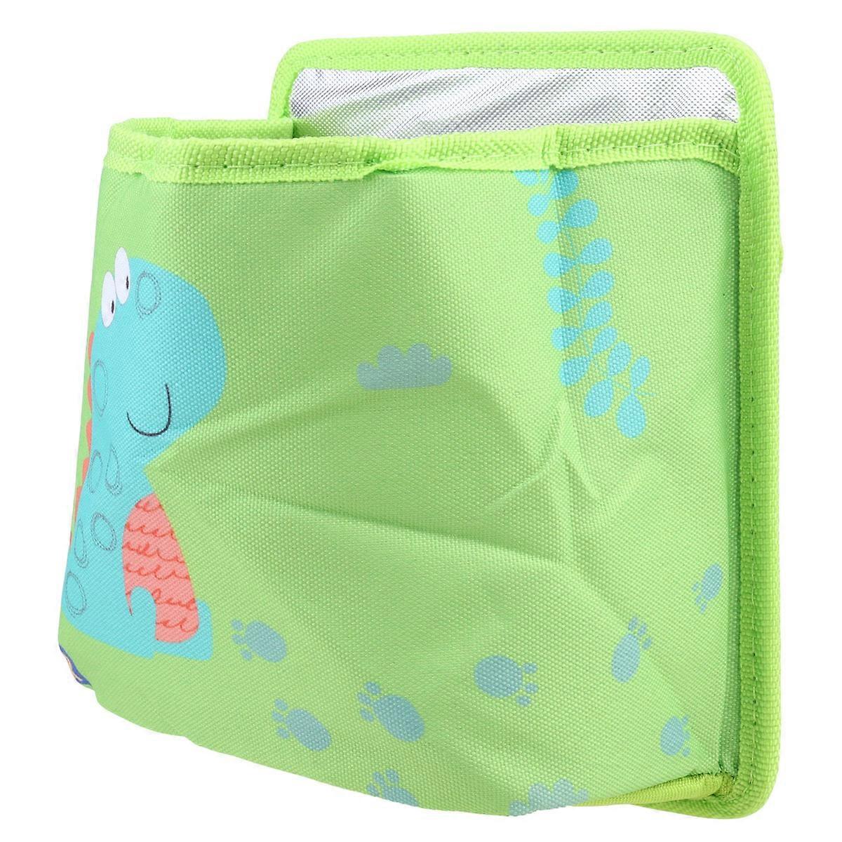 Back Seat Trash Can for Car Multifunctional Storage Bag Dinosaur Pattern Hanging Storage Box 1Set