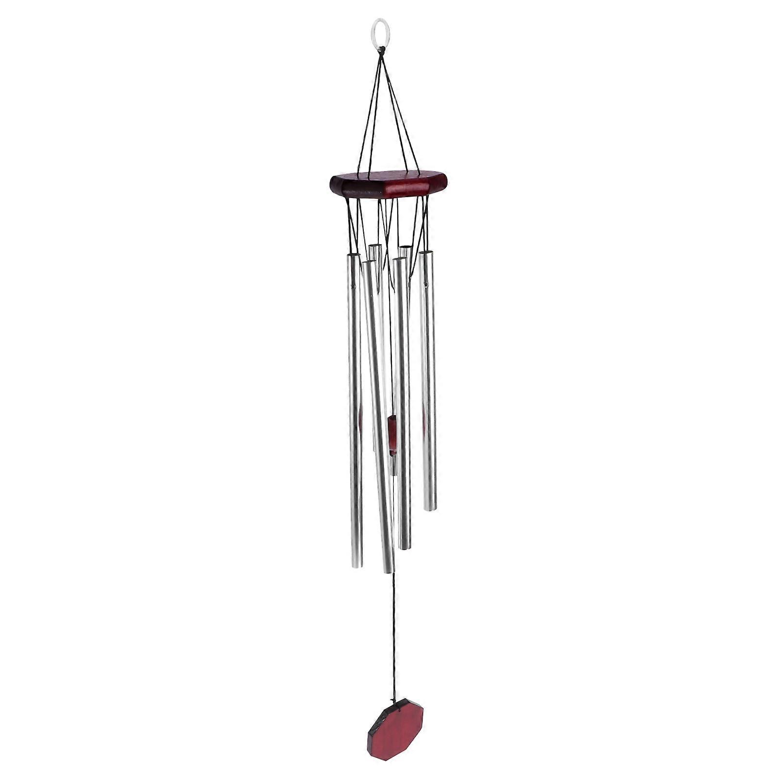 Wind Chime Garden Outdoor Metal Tubes Anti Rust Wall Hanging Multi 30 x 9 x 3 Cm Sound Relaxation 1 Pc