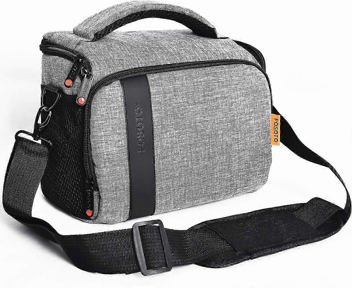 Compact SLR/DSLR Stylish Camera Bag Case Compatible for Nikon P900 B500 D3500 D5600 D7500, Canon EOS T6 T7i T5 4000D 80D, Sony A73 Mirrorless Camera S