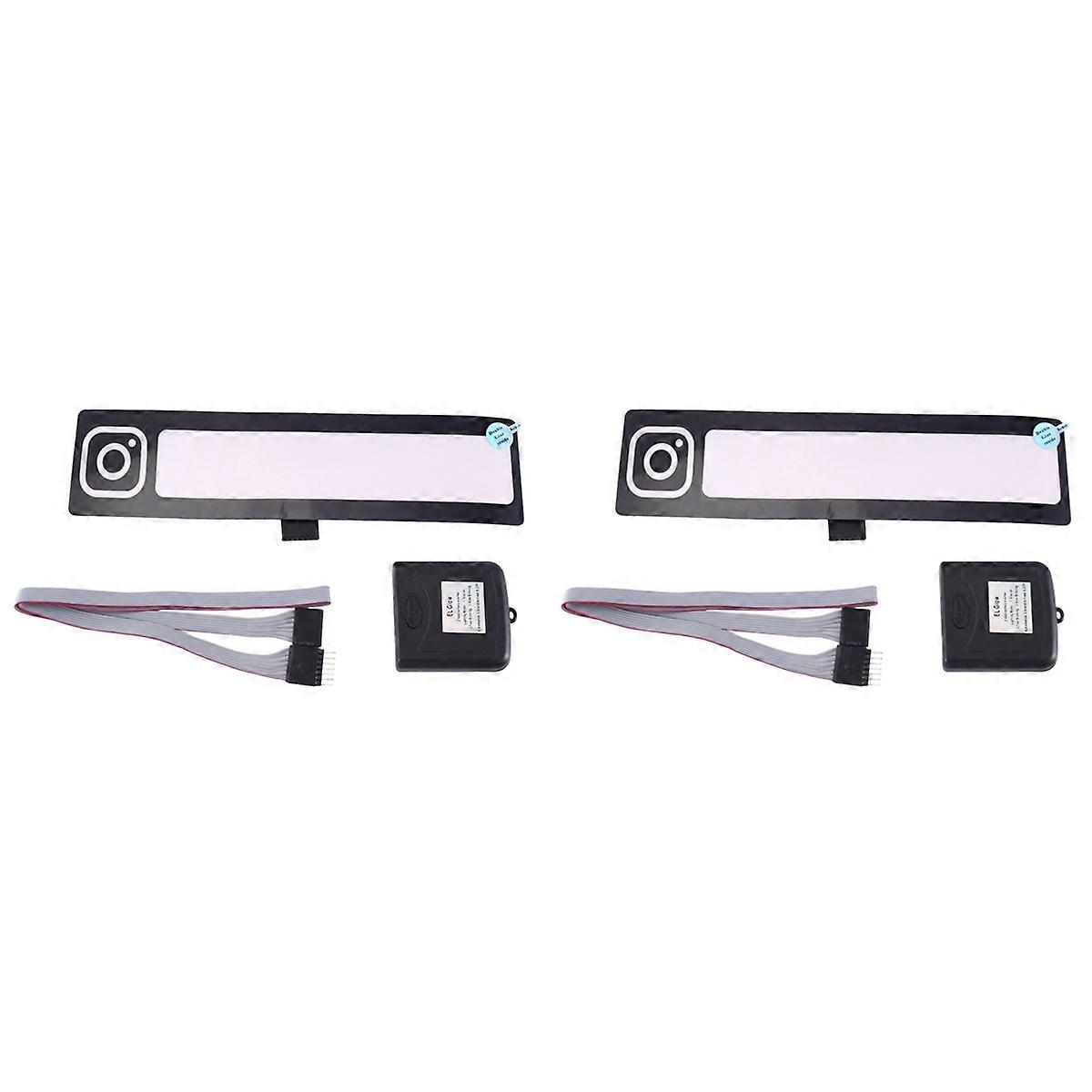 Windshield Electric Car Stickers Glow Panel Decoration Accessories