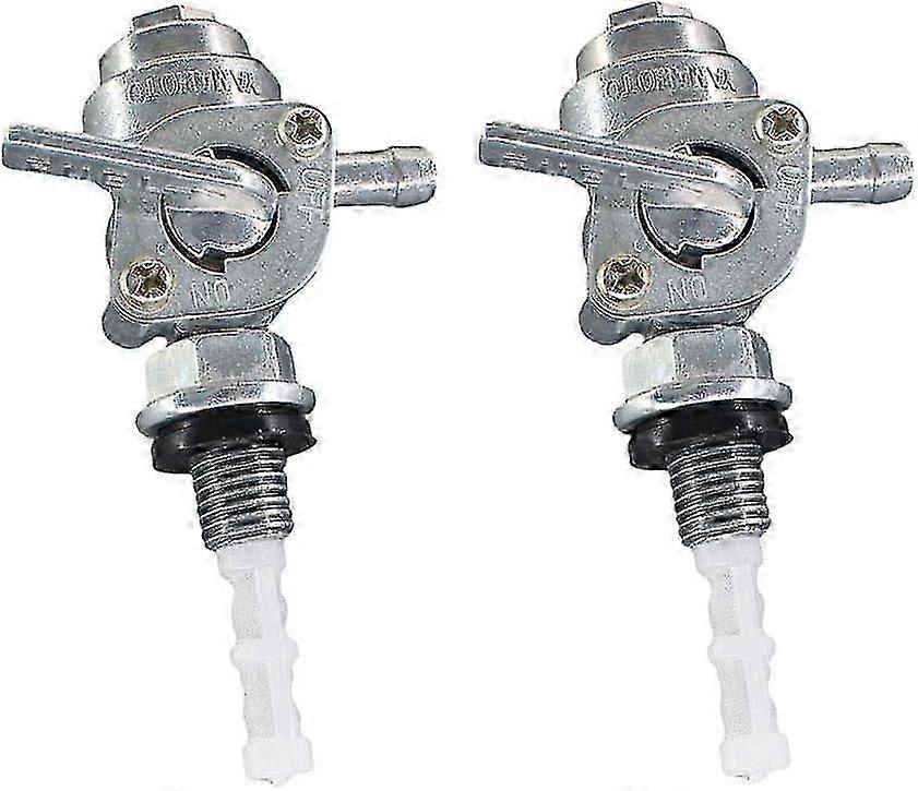 2x Universal gasoline tap M10 x 1.25 for motorcycle generator