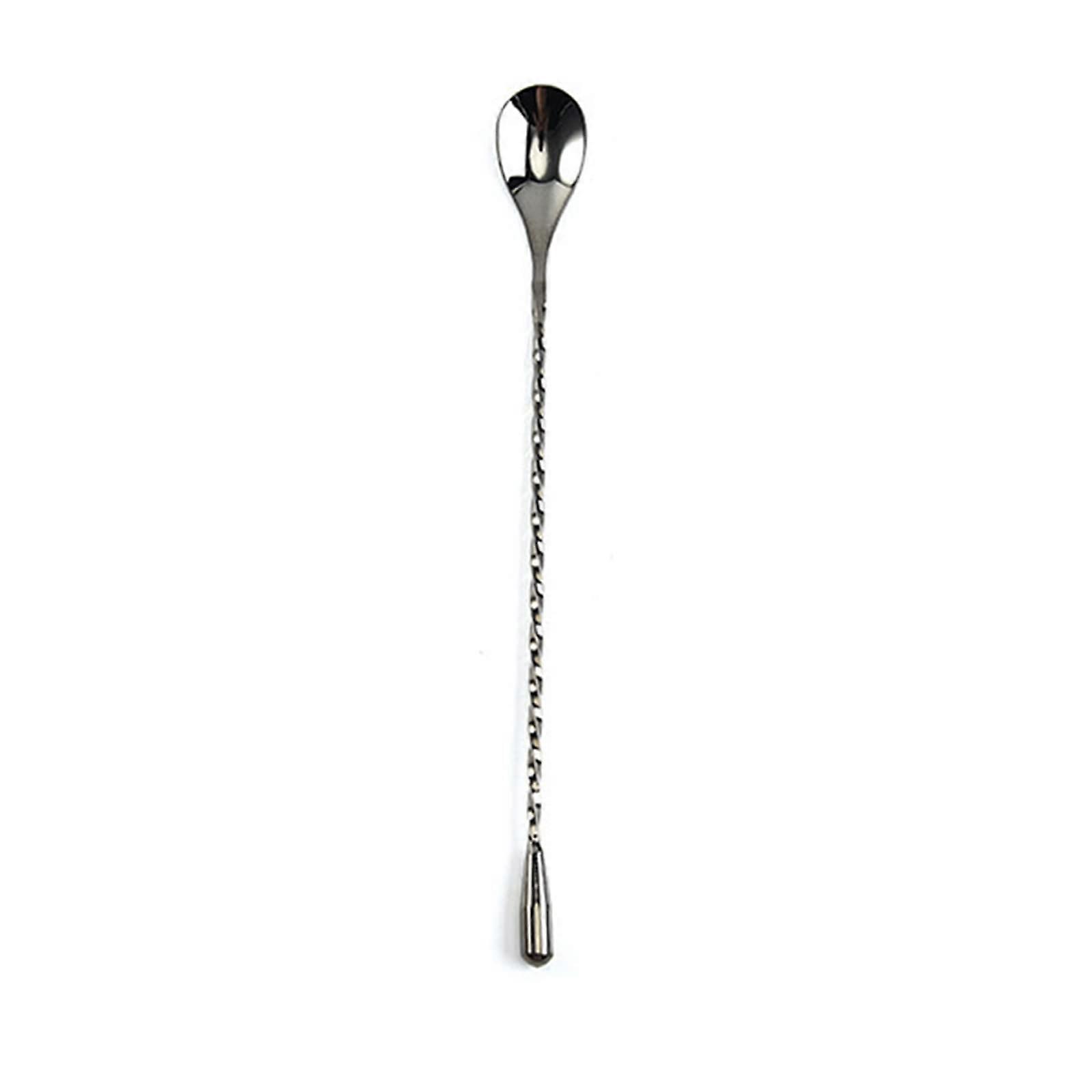 Cocktail Stirrer Twisted Handle Ergonomic Grip For Household Use 21 x 2.8 cm