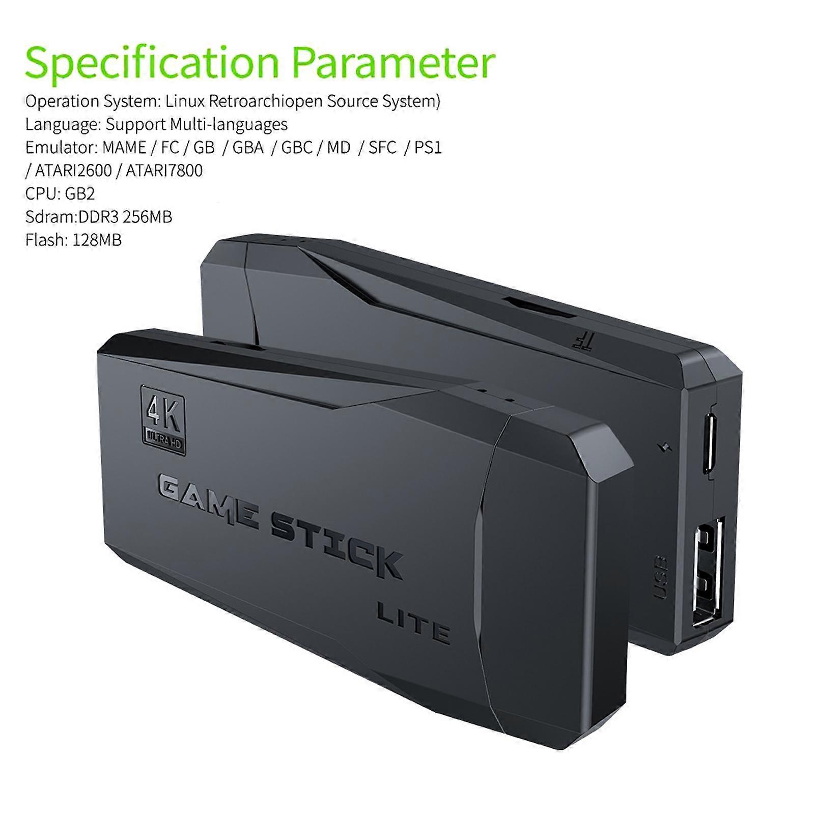 Ultimate Gaming Experience: 2.4G HD Wireless Game Console with 64G Storage & Gamepad