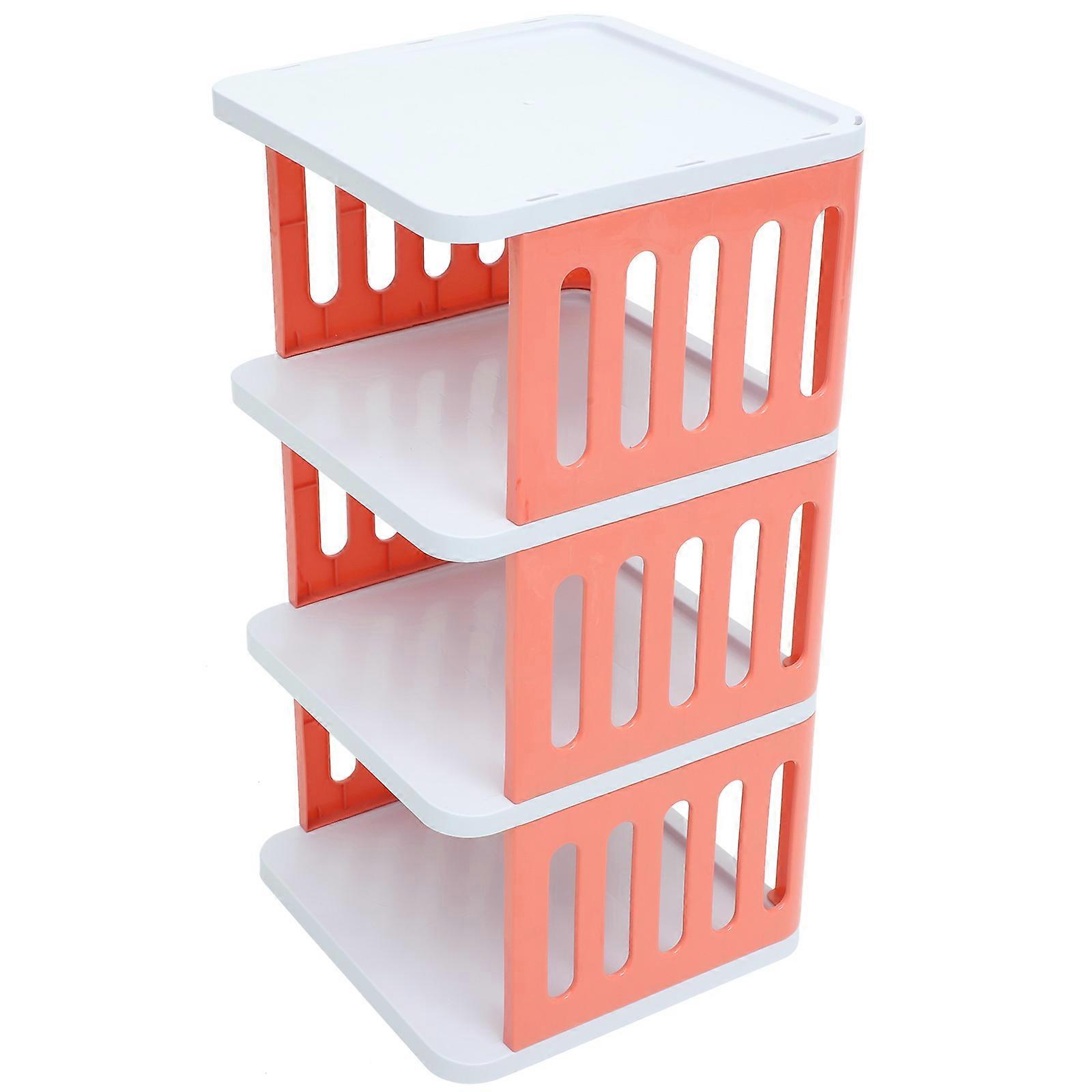 Multi-Layer Space-Saving Shoe Rack Compact Room Bedroom 58.5X27X27CM 1Set
