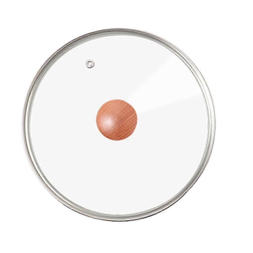 غطاء وعاء زجاجي مقسى غطاء وعاء غطاء وعاء مع غطاء وعاء المطبخ بمقبض خشبي