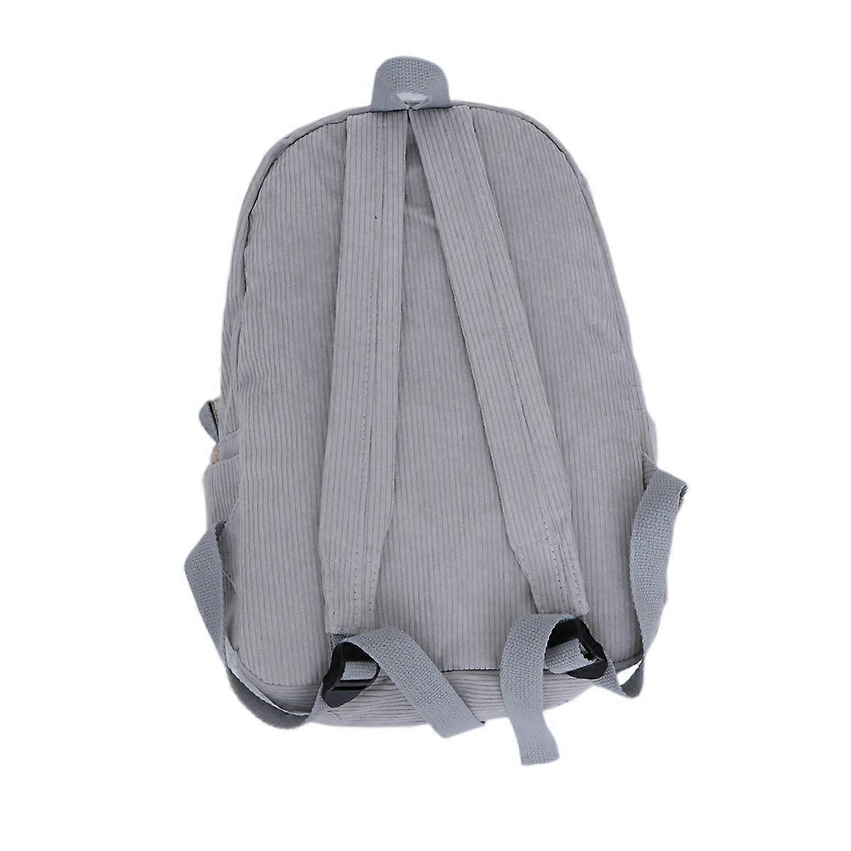 Corduroy Backpack For Girls Women With Large Storage Space 1Pack