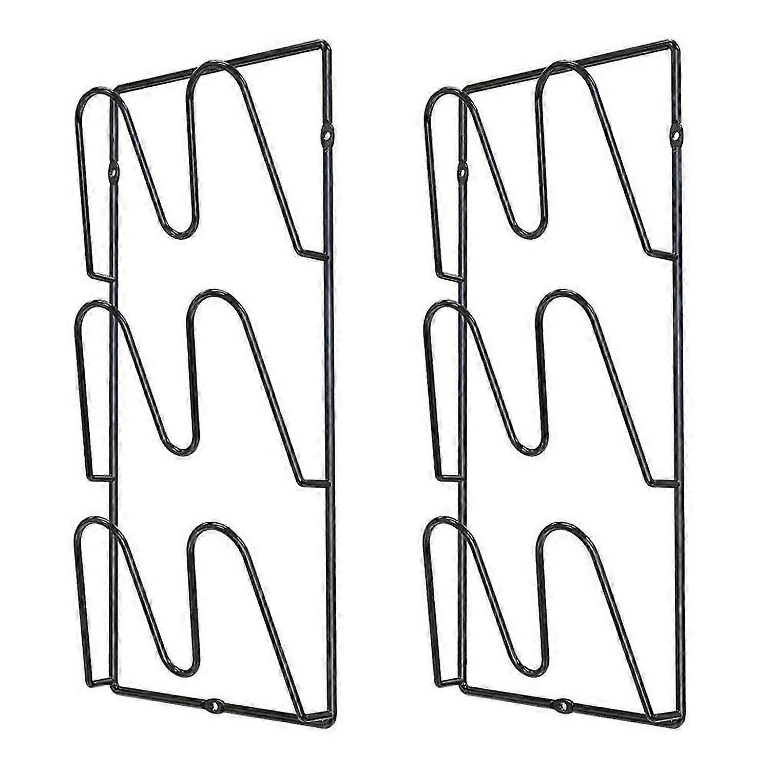 2er-Pack Topfdeckelhalter für Küchenschrank - Wand- oder Türmontage Deckel-Organizer-Rack