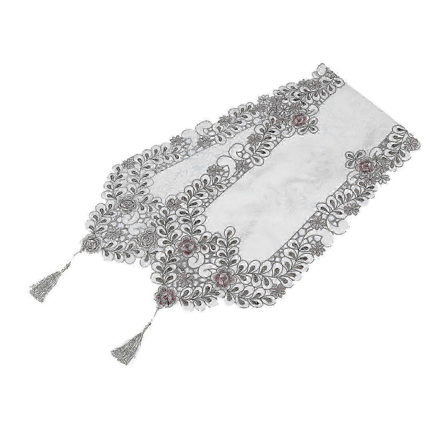 2025 Latest Model New Table Runner Embroidered Floral Table Cloth Pattern:#1