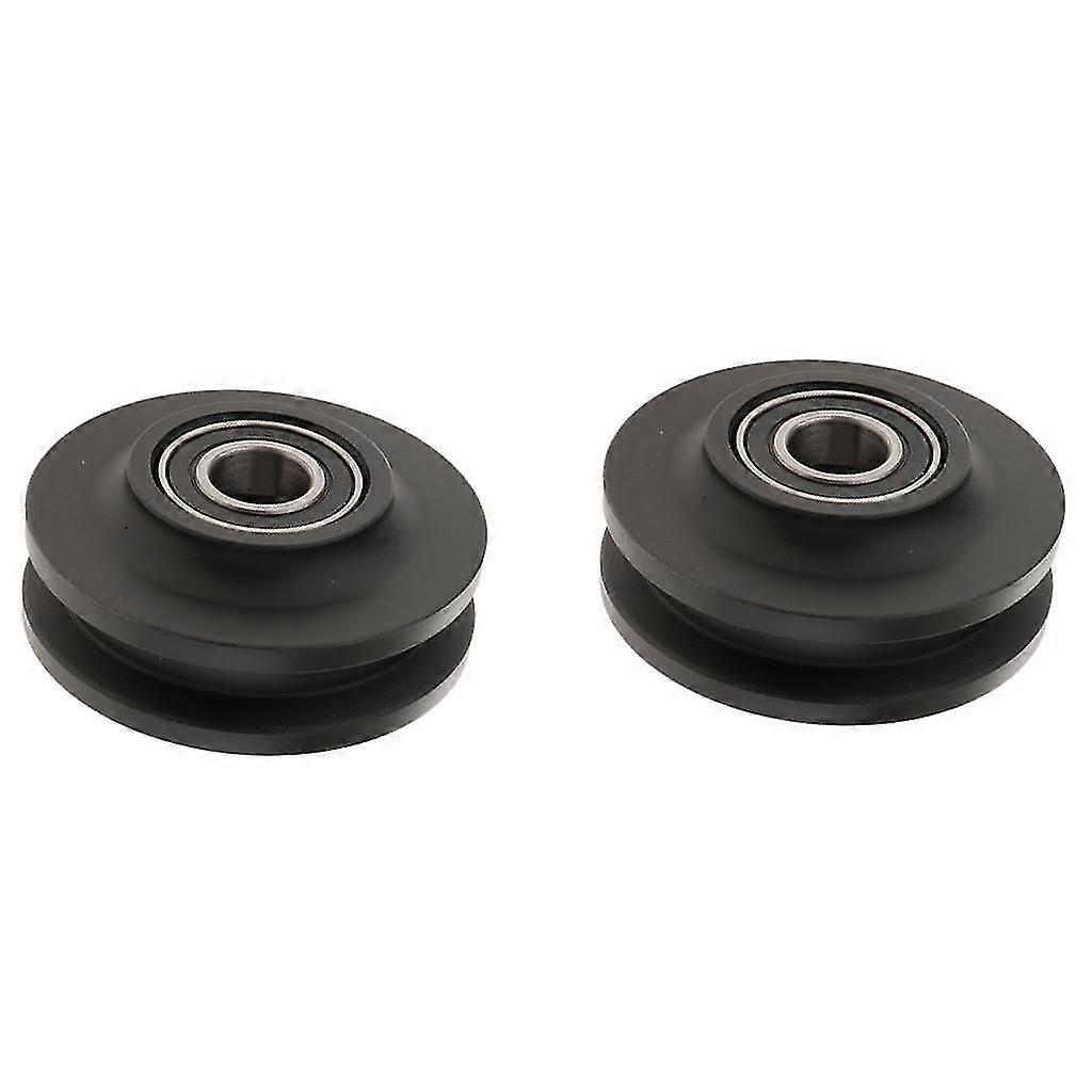 2pc Sliding Barn Door Wheel Closet Hardware Roller Cabinet Window Pulley