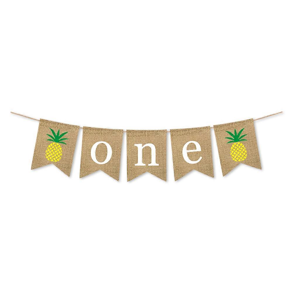 Festive Banner with Pineapple Theme, Garland Adding to Parties