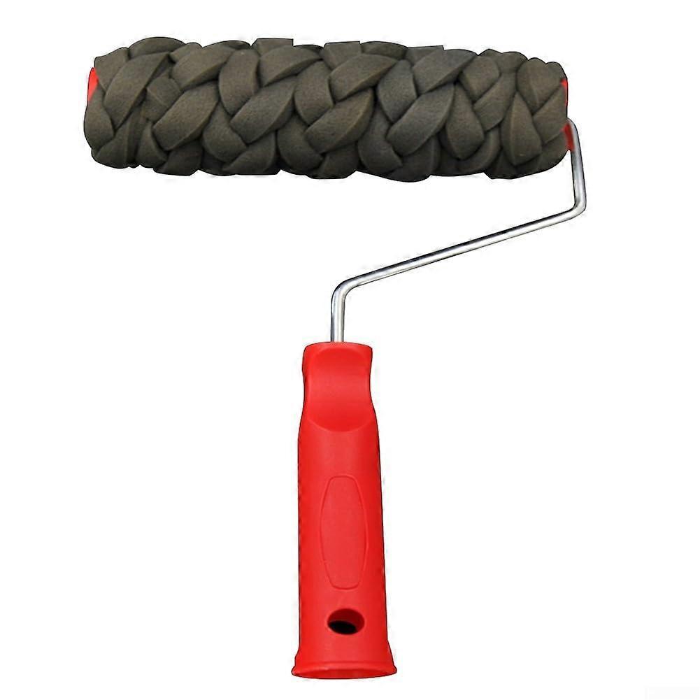 Sponge roller for effortless application of decorative wall surfaces