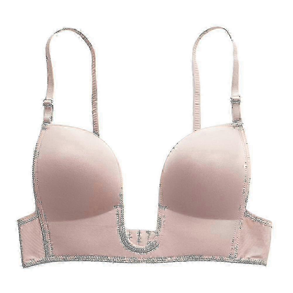 Liftup Low Back Plunge Bra with Cleavage-boosting Light Padding