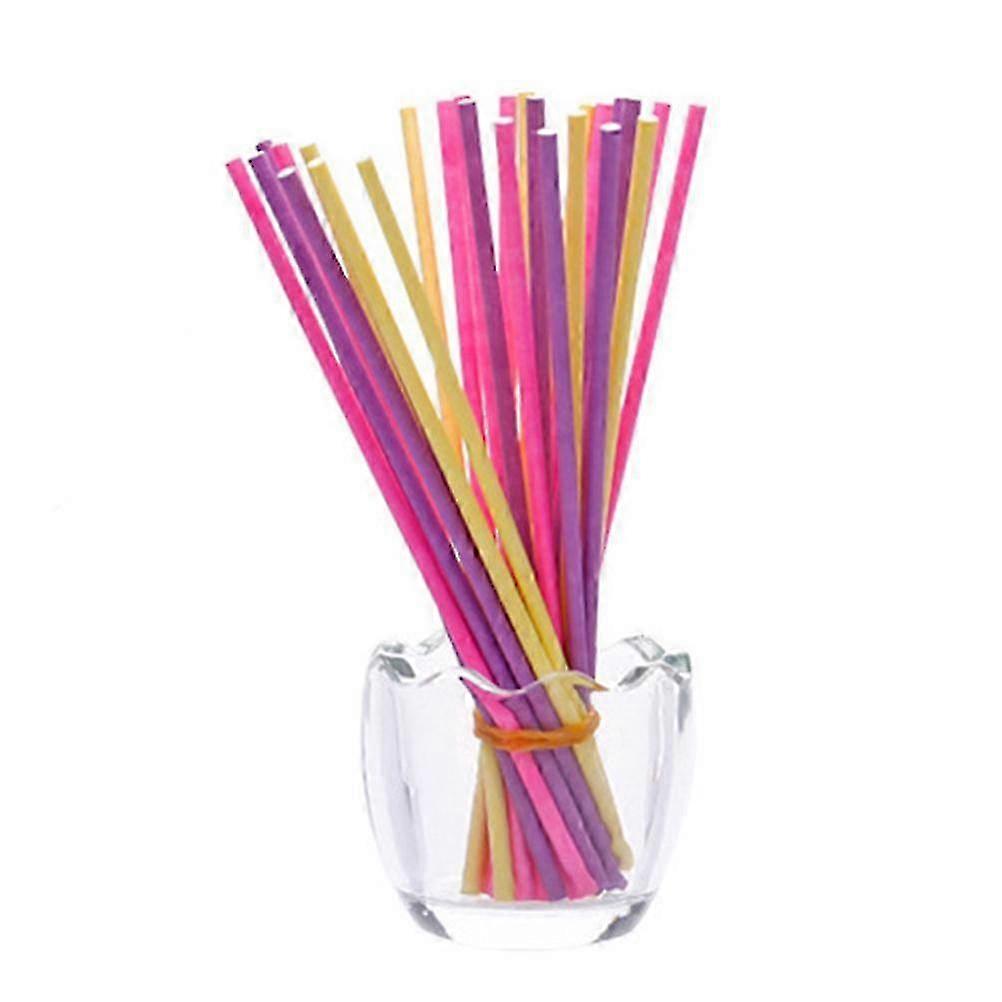 200 Pcs Colorful Paper Lollipop Sticks for Candy and Marshmallows
