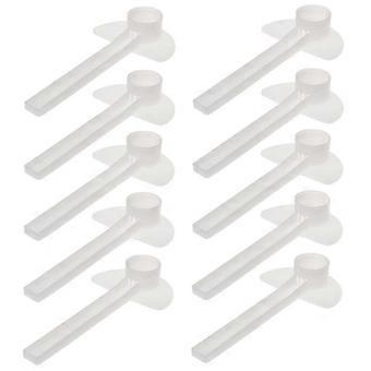 10 Pcs Bee Feeder Honey Entrance Feeder Beekeeping Cap Thread Feeder Durable