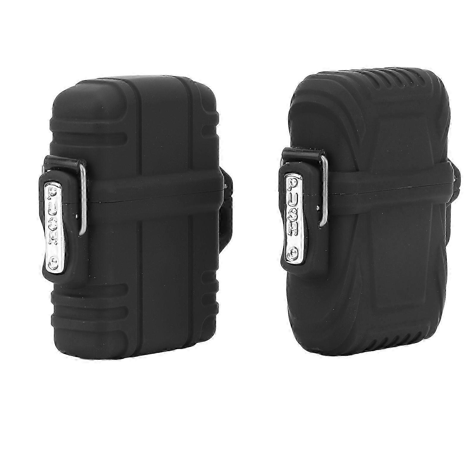 2PCS Waterproof Lighter Storage Container for Outdoor Camping and Hiking