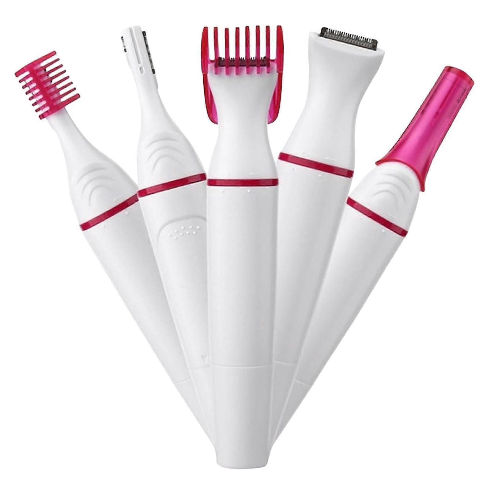 Electric Shaver for Women, 2-in-1 Eyebrow Razor and Painless Epilator for Face, Body, and Bikini Area, Rechargeable, Compact Design