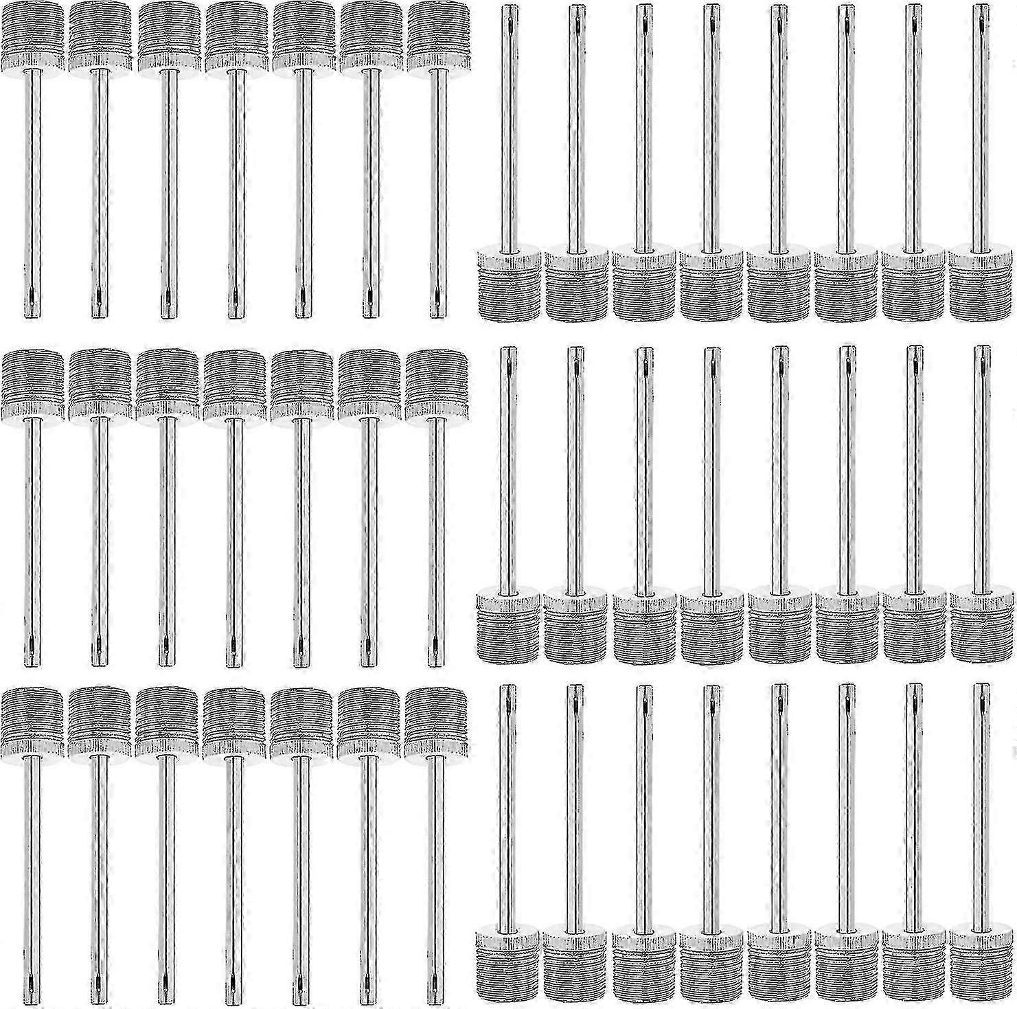 100 Pieces Inflation Needles Stainless Steel Ball Pump Pins for Sports Balls, Basketball, Football, Volleyball, Rugby