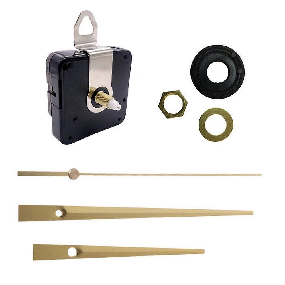 Quartz Clock Movement Silent Electronic Large Clock Movement Metal Pointer-Golden