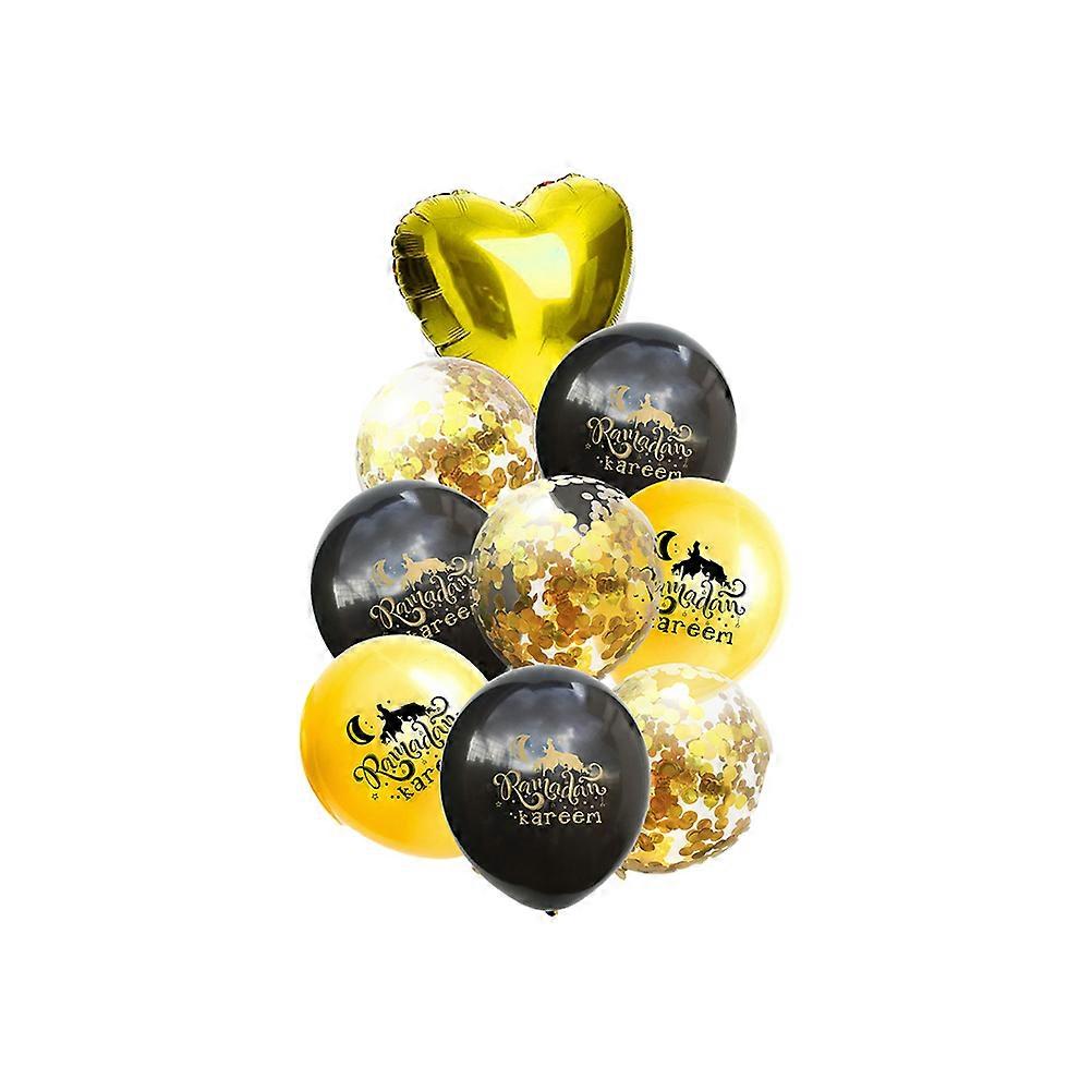 Heart Shape Balloons Eid Ramadan Theme Decorative Party 18 Inch 18Pcs