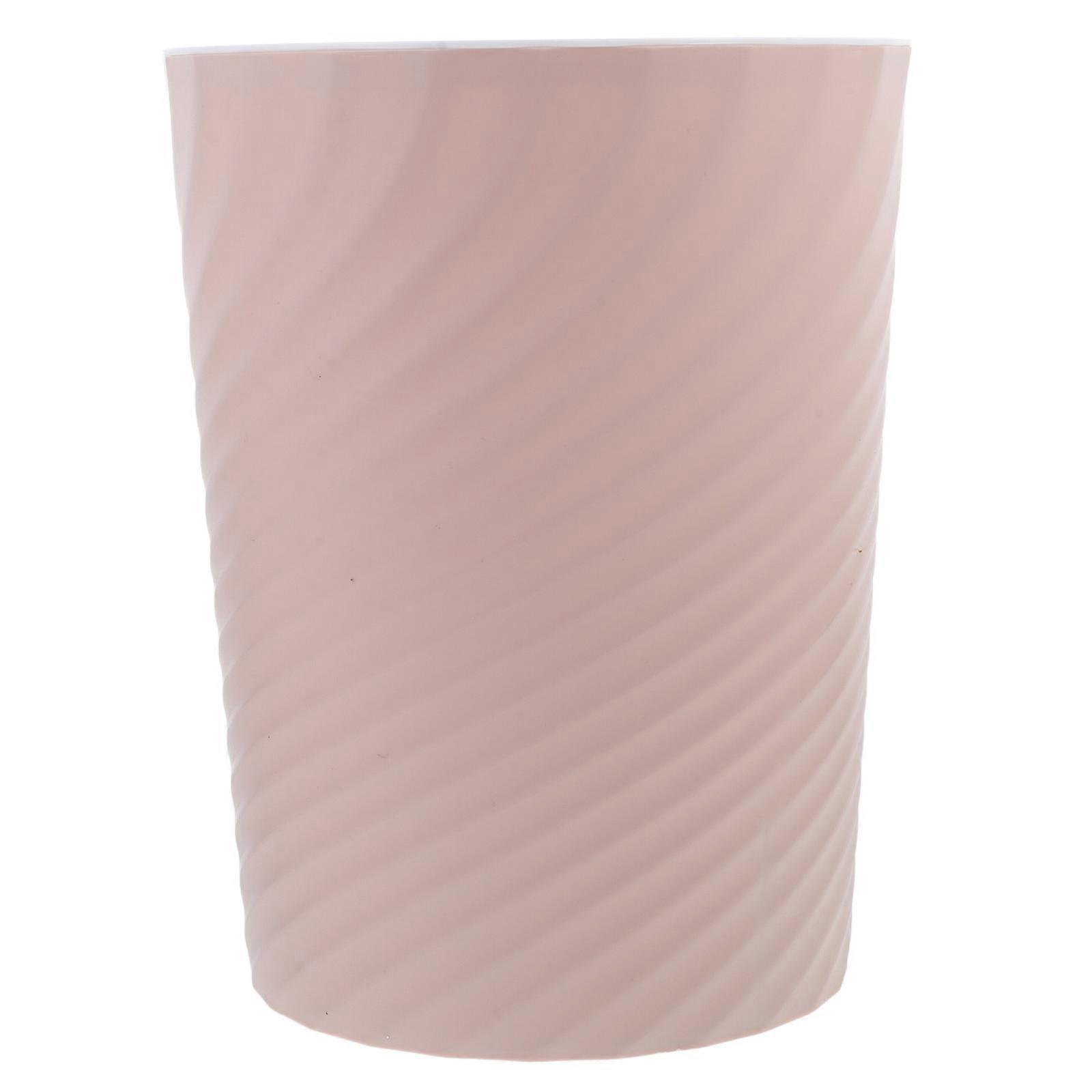 Trash Can Plastic Waste Basket Proper Capacity Easy to Use For Office Hotel Bedroom 1Set