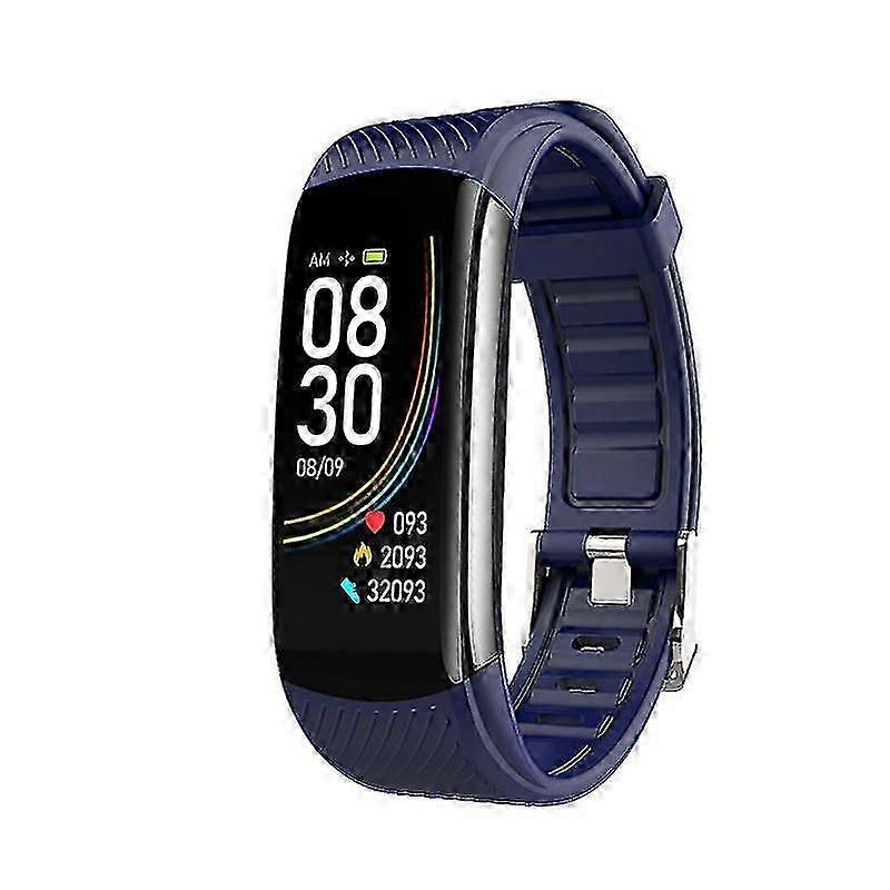 C6t Smart Band درجة حرارة الجسم مراقبة معدل ضربات القلب تعقب اللياقة البدنية ، متتبع اللياقة البدنية ، ساعة ذكية مع معدل ضربات القلب ضغط الدم