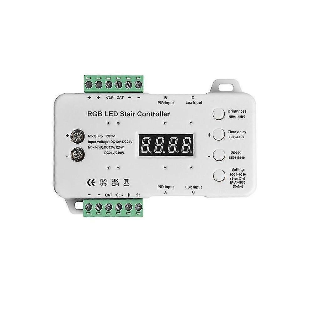 2025 Latest Model Light Sensor Human Body Sensor Stair Light Controller Rgb