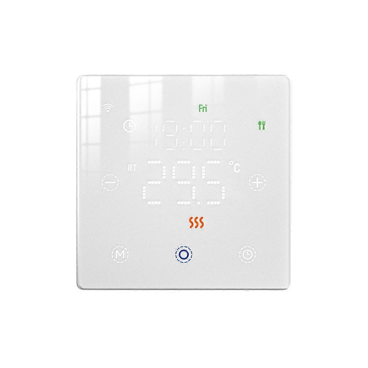 Tuya WiFi Smart Thermostat for Water/Electric Floor Heating Gas White
