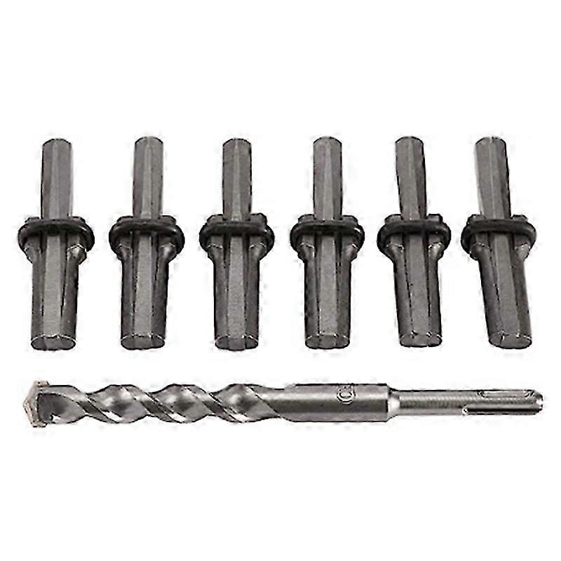 Stone Splitter Hand Tool Kit Stone Splitter with Drill Bit Tools for Splitting Granite Rock Concrete Edition 0708