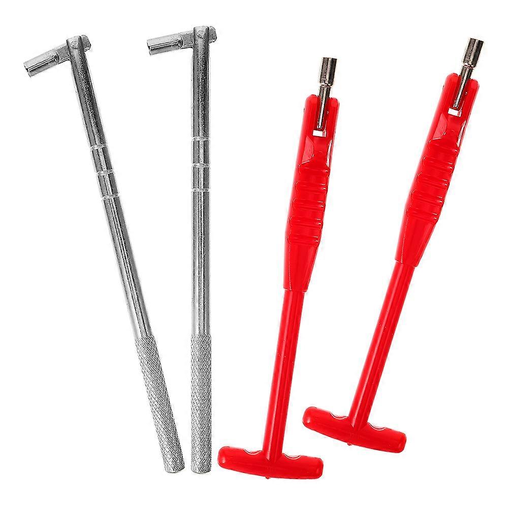 Valve Core Tool Tire For Mechanics And Diy Enthusiasts 4Pcs PP Material Valve Installation