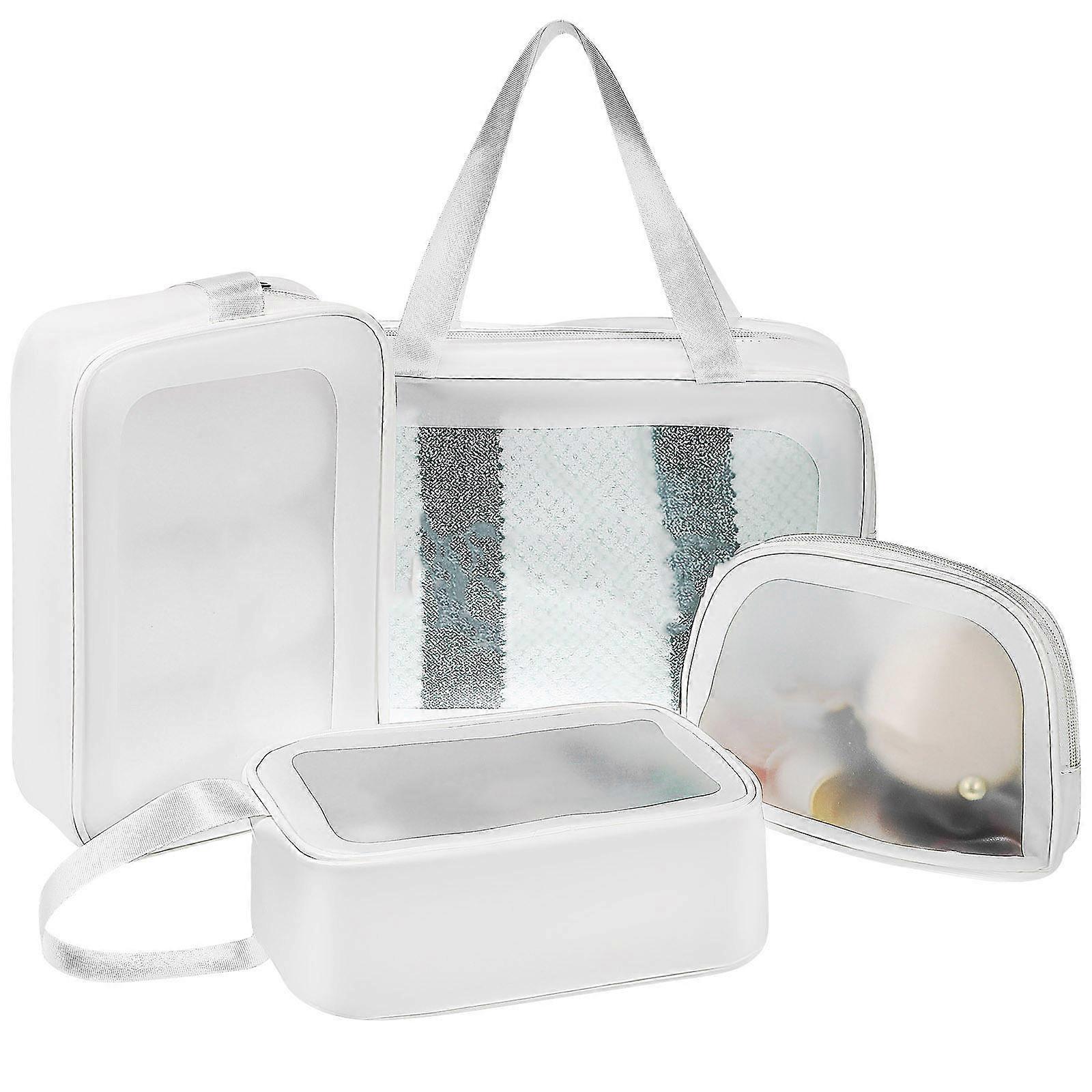 Multi-Compartment Toiletry Bag Easy to Clean Rectangular Shape