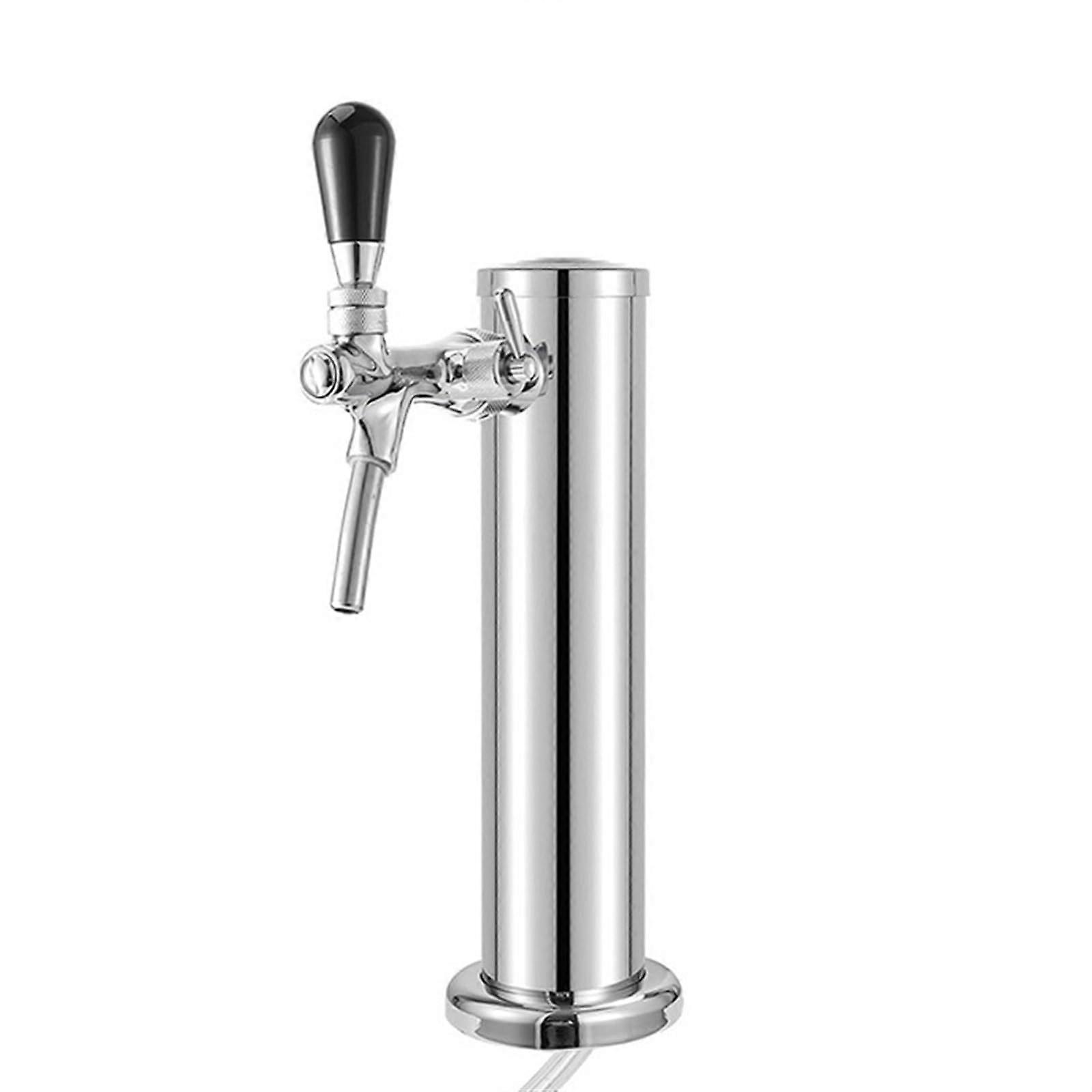 Beer column beer tower, beer kegerator tap system with single tap, 3inch column draft beer tap system, with complete installation kit