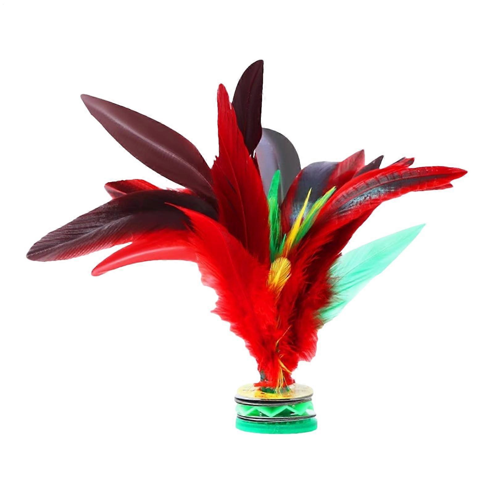 Chinesestyle Design – Enhancing kicks with colorful beets from Jianzi feathers