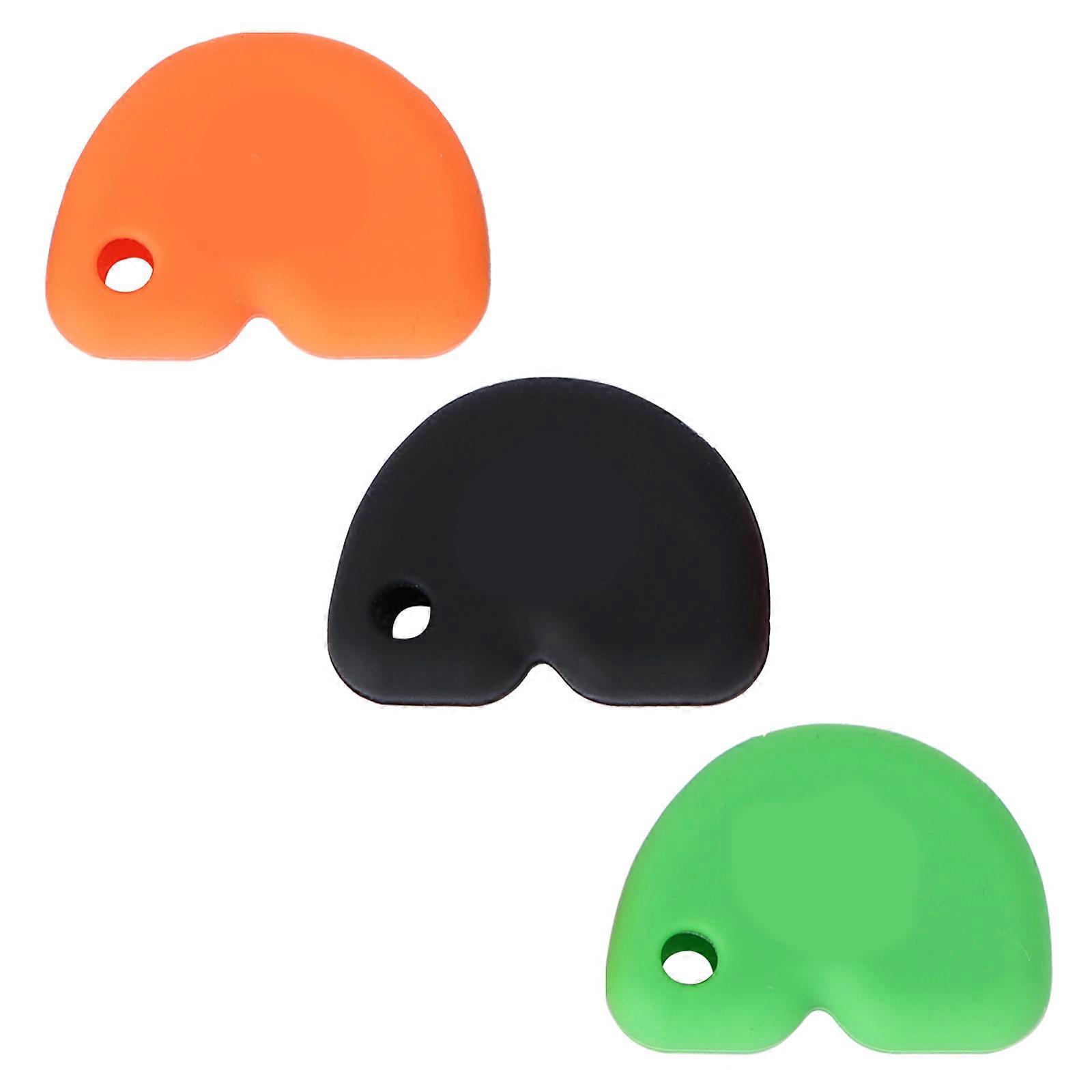3PCS Motorcycle Skull Key Case Cover Remote Protector Silicone Bag for Men No Odor Random Color