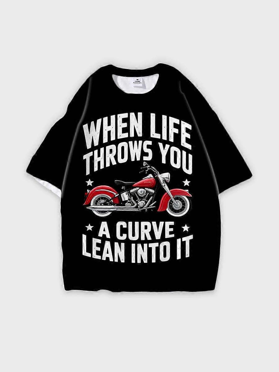 T-shirt round neck Pattern loose short sleeve JW2656