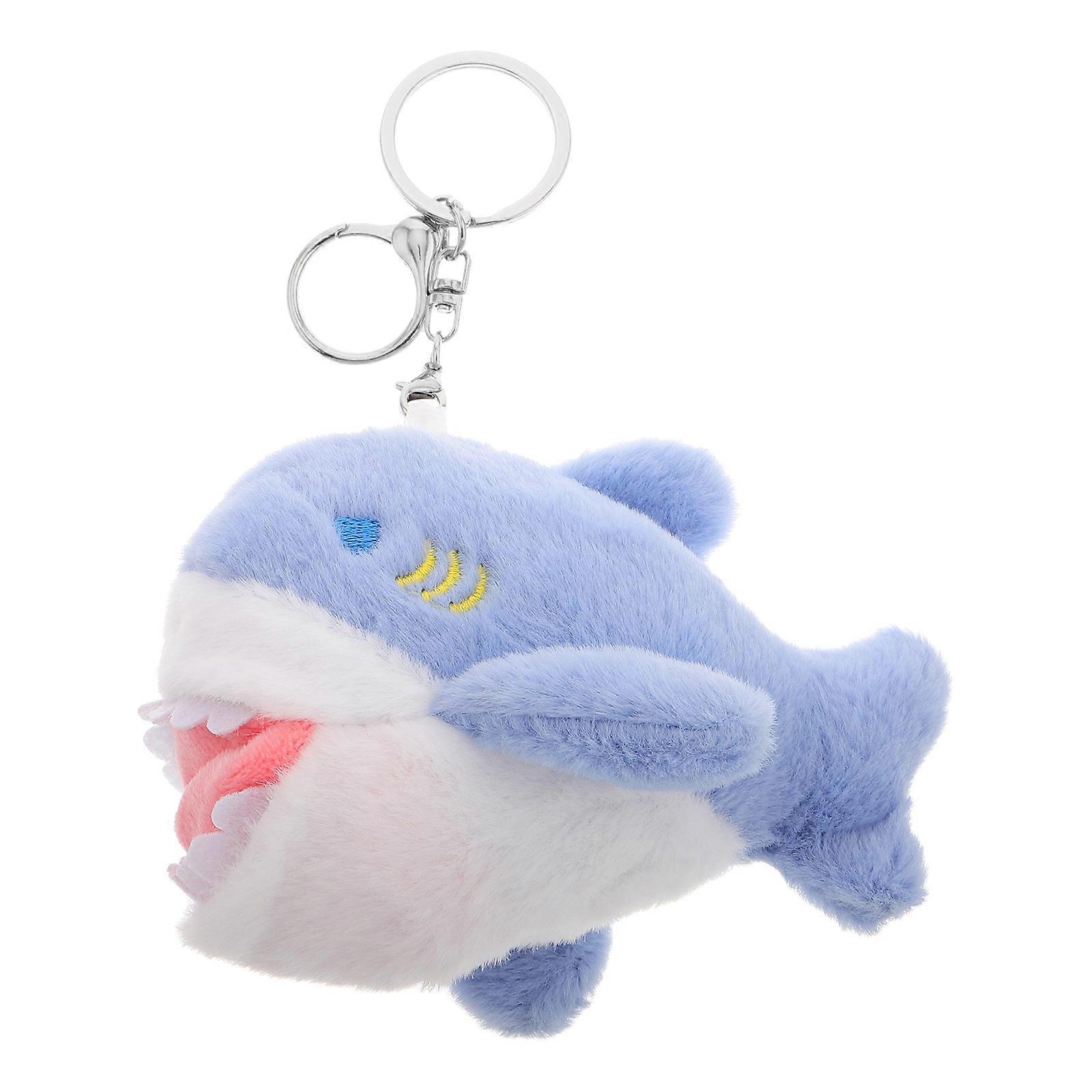 Shark Plush Toy Keychain Stuffed Animal For Daily Use Versatile Design Soft And Pleasant Touch 15.00X10.00X10.00CM 1Pcs