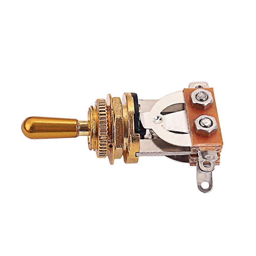 Electric Guitar Pickup Selector Gn120 3 Way Toggle Switch Metal Style 1Set