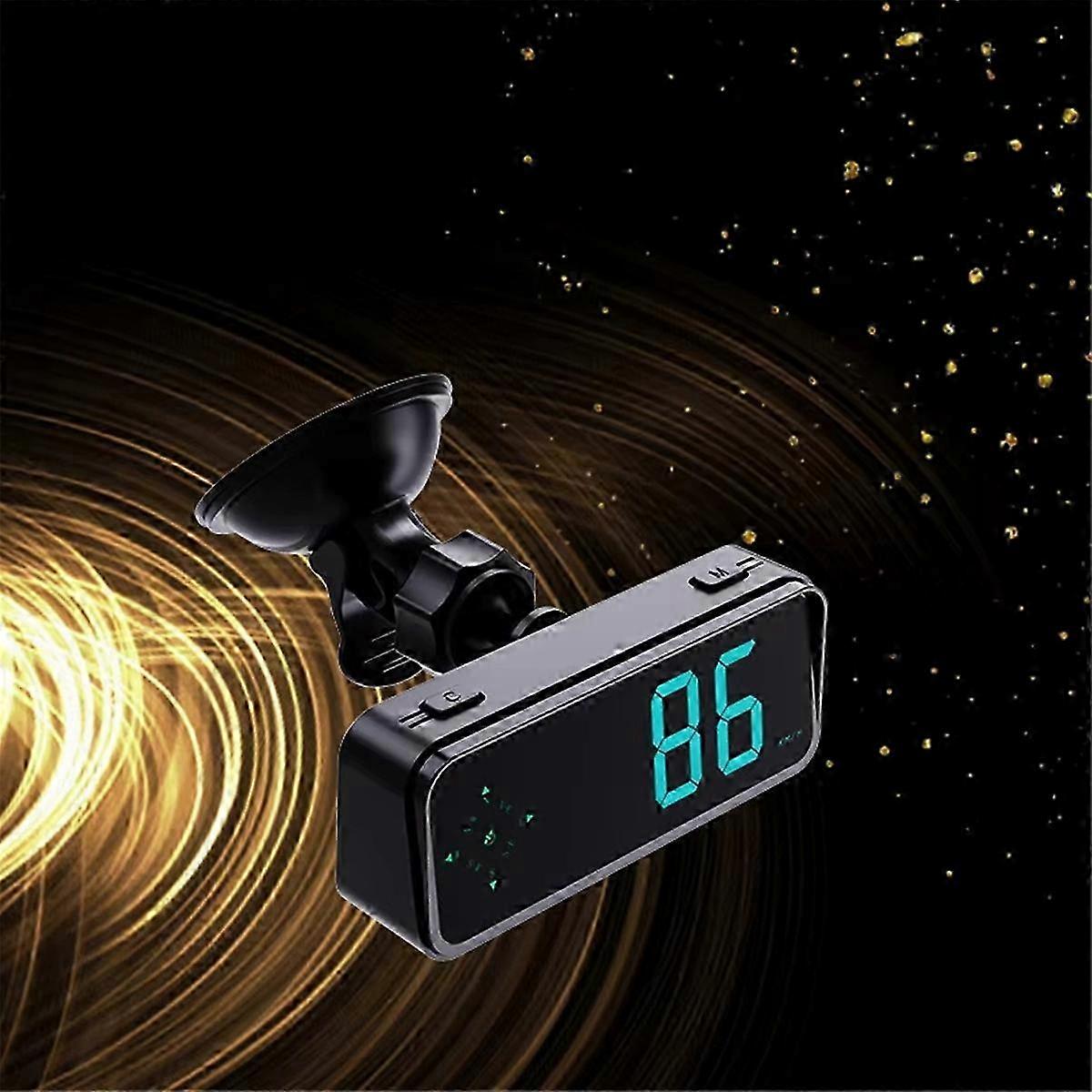 Digital Speedometer GPS Compass Speed Measurement IndicatorBlack SZRG A-D