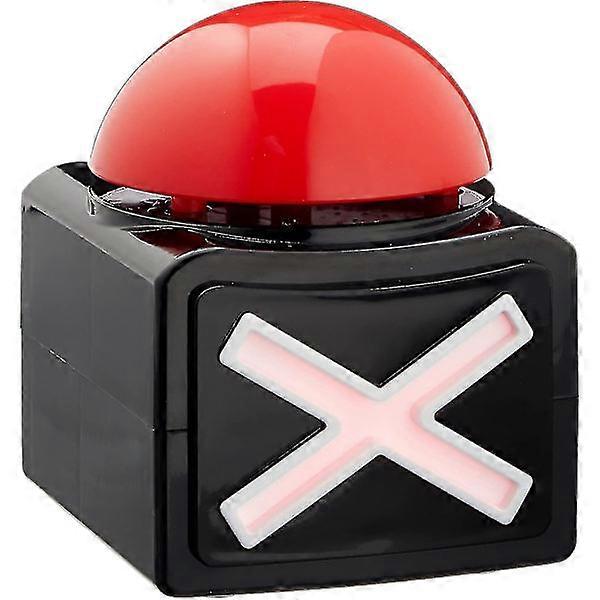 Buzzer with Sound and LED Lighting, for Game Nights, Quizzes