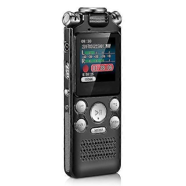 Digital Audio Voice Recorder Pen Mini Lossless Color Display Activated Sound Dictaphone Mp-3 Player Recording Noise Reduction